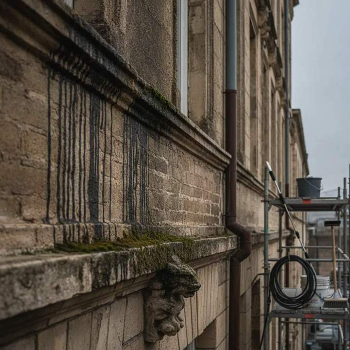 nettoyage facade immeuble drone chelles 1